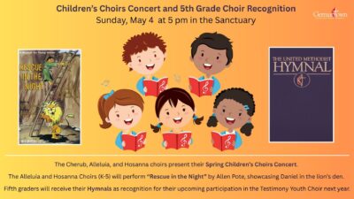 Children’s Choirs Concert and 5th Grade Choir Recognition