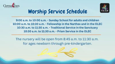 Worship Service Schedule