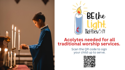 Acolyte sign up for May – June
