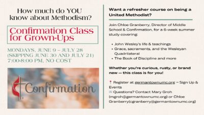 Confirmation Class for Grown-Ups
