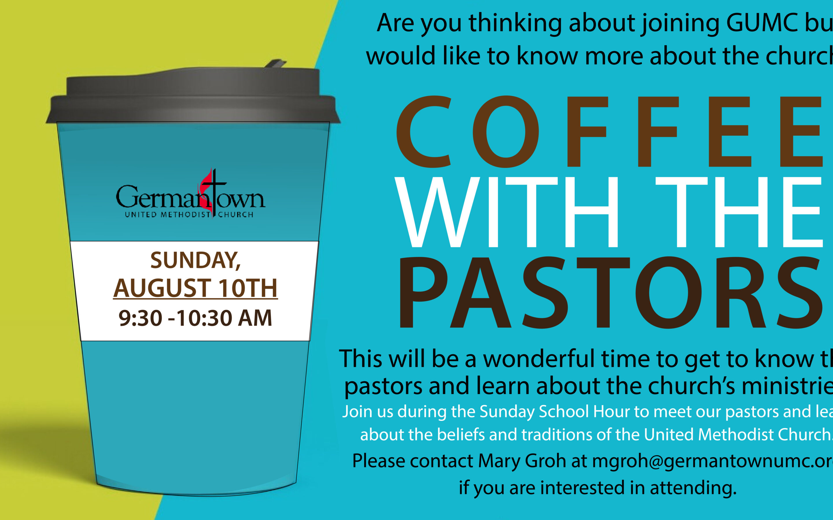 Coffee with the Pastors