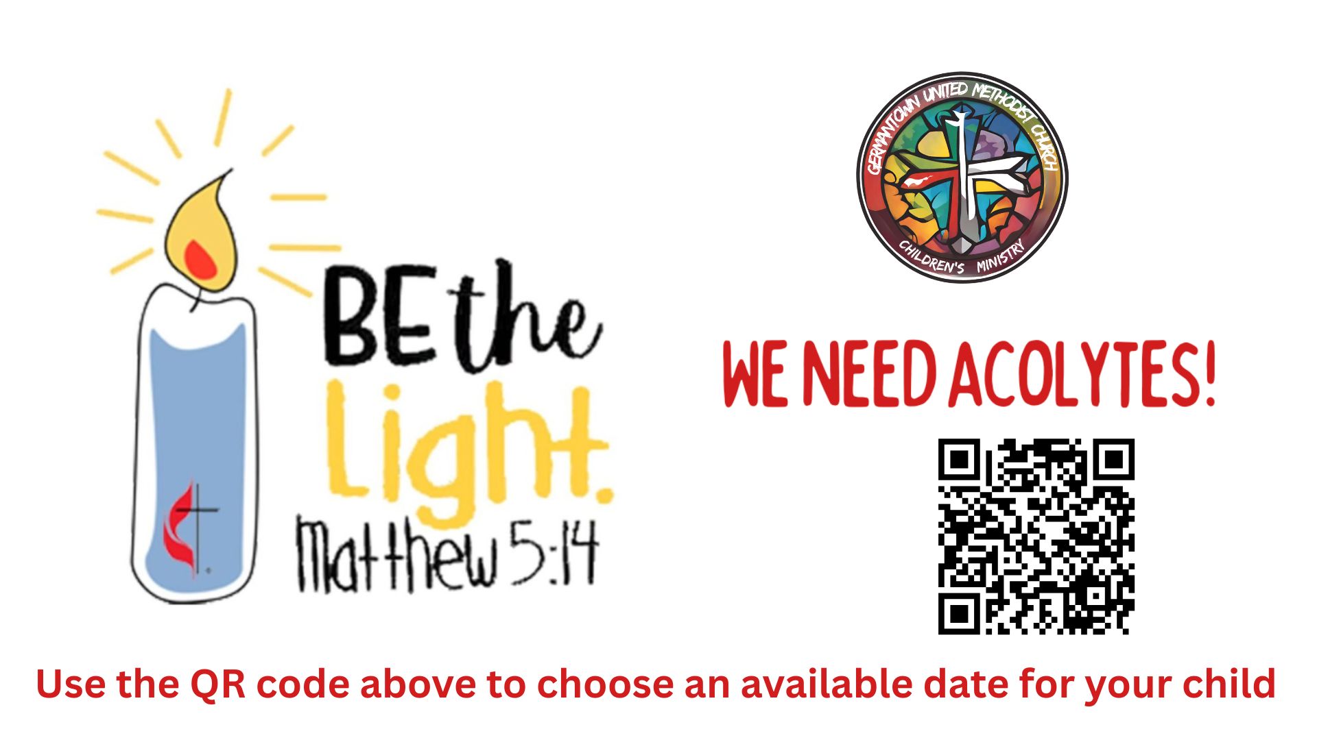 Acolytes Needed!