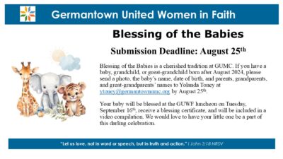 Blessing of the Babies