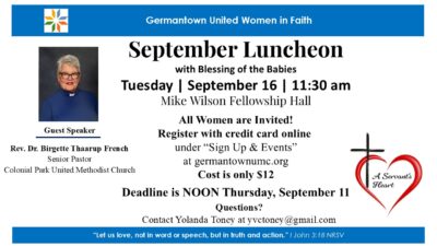 GUWF September Luncheon