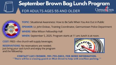 September Brown Bag Lunch Program