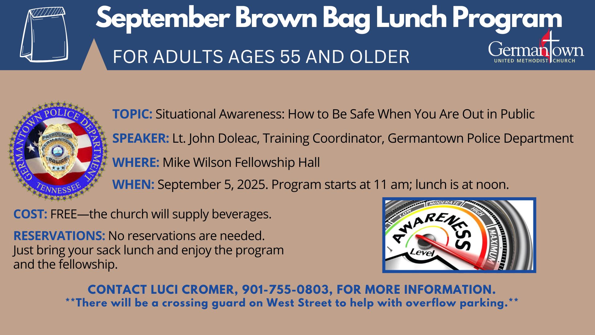 September Brown Bag Lunch Program