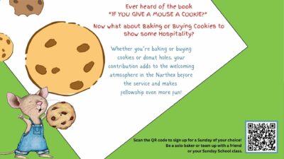 Cookies in the Narthex