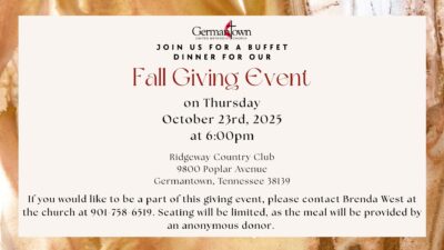 Fall Giving Event