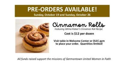 GUWF Cinnamon Rolls