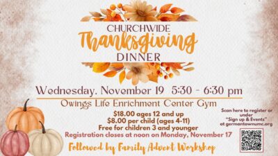 Churchwide Thanksgiving Dinner