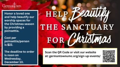 Poinsettia Order Form December 2025