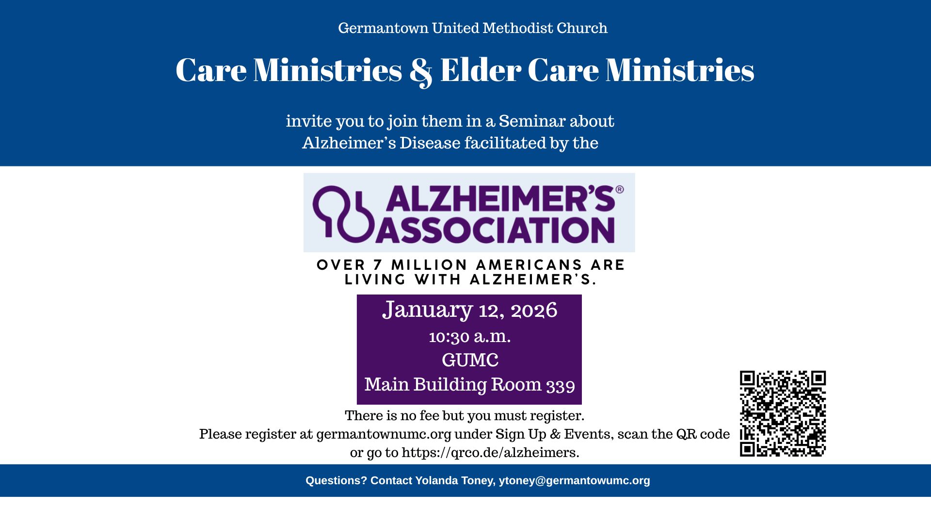 Alzheimer’s Disease Seminar