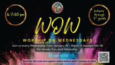 Worship on Wednesday