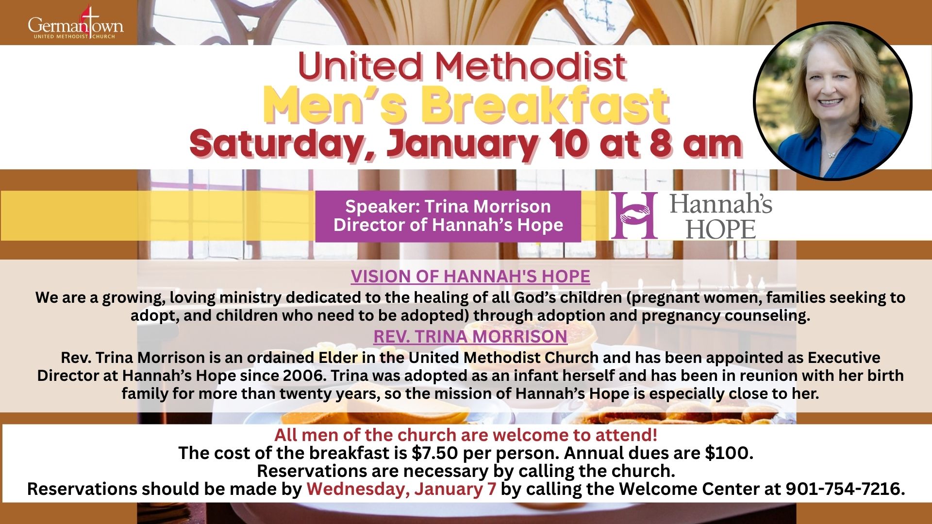 United Methodist Men’s Breakfast