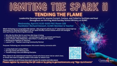 Igniting the Spark II: Tending the Flame