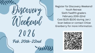 Discovery Weekend 2026!