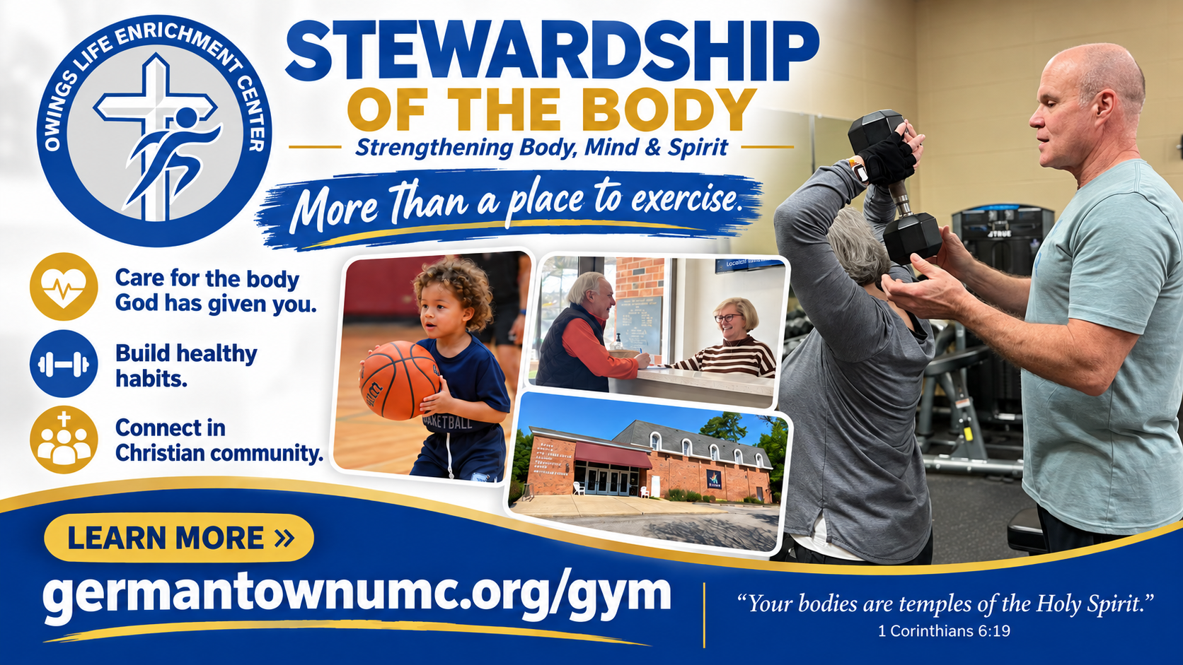 Come see us at the OLEC Gym!