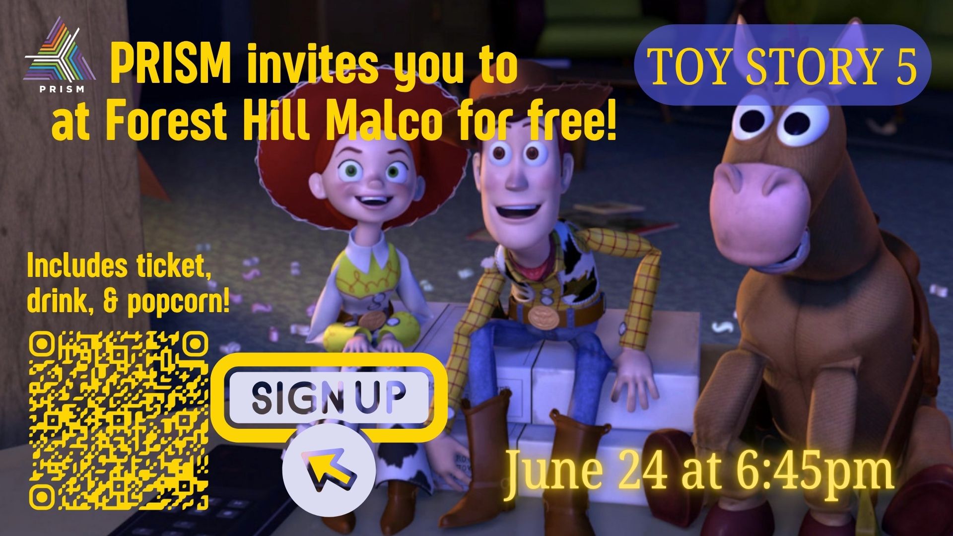 6.24.26 FREE Toy Story Movie Screening