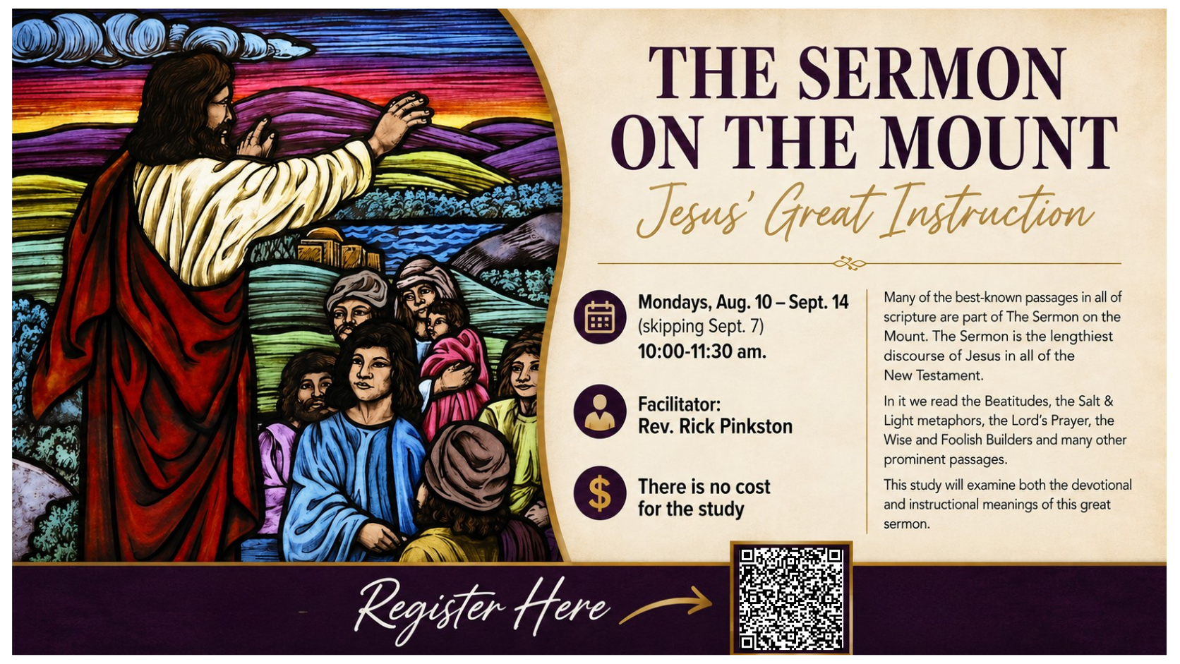 8.10.26 The Sermon on the Mount Bible Study