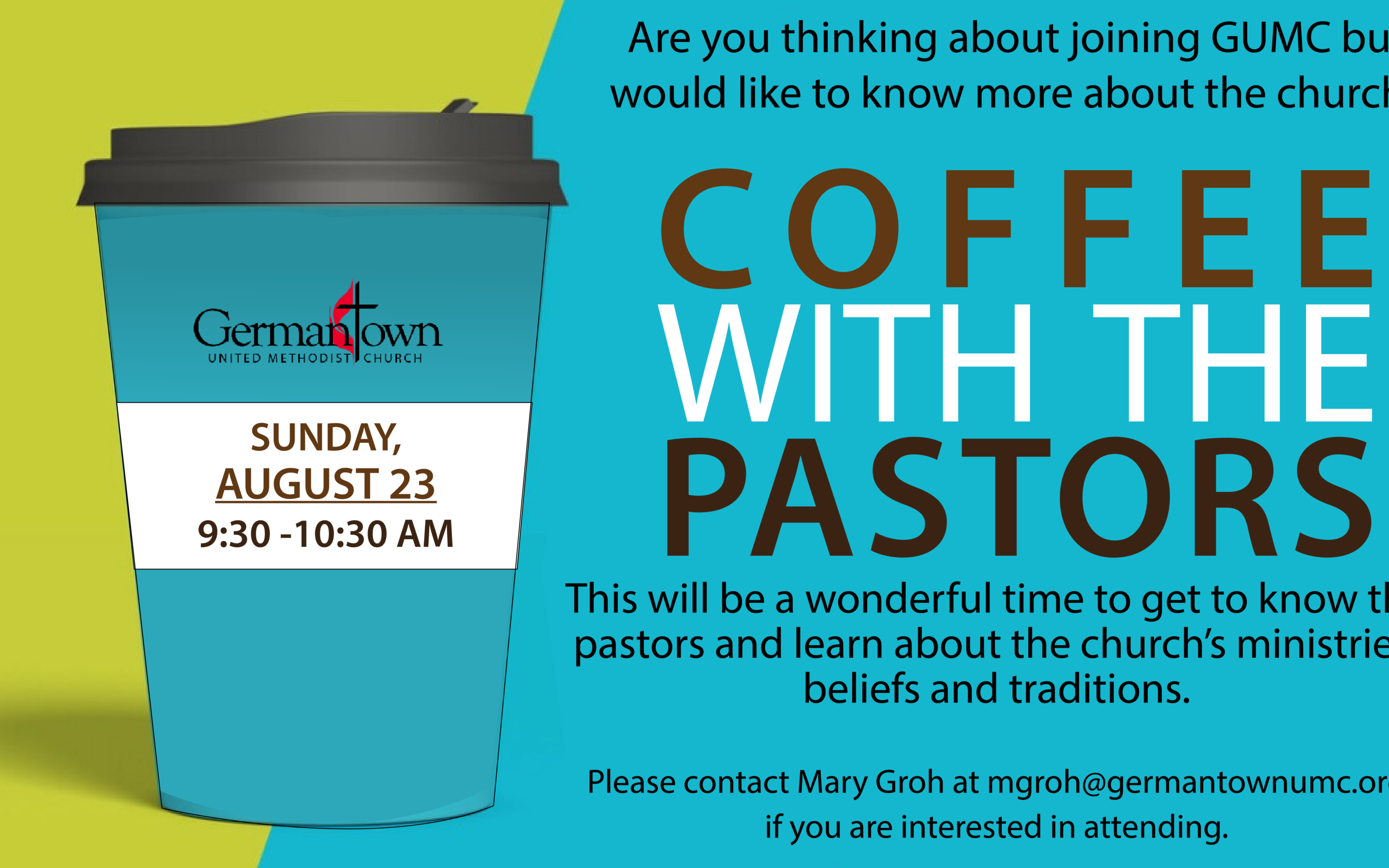 8.23.26 Coffee with the Pastors