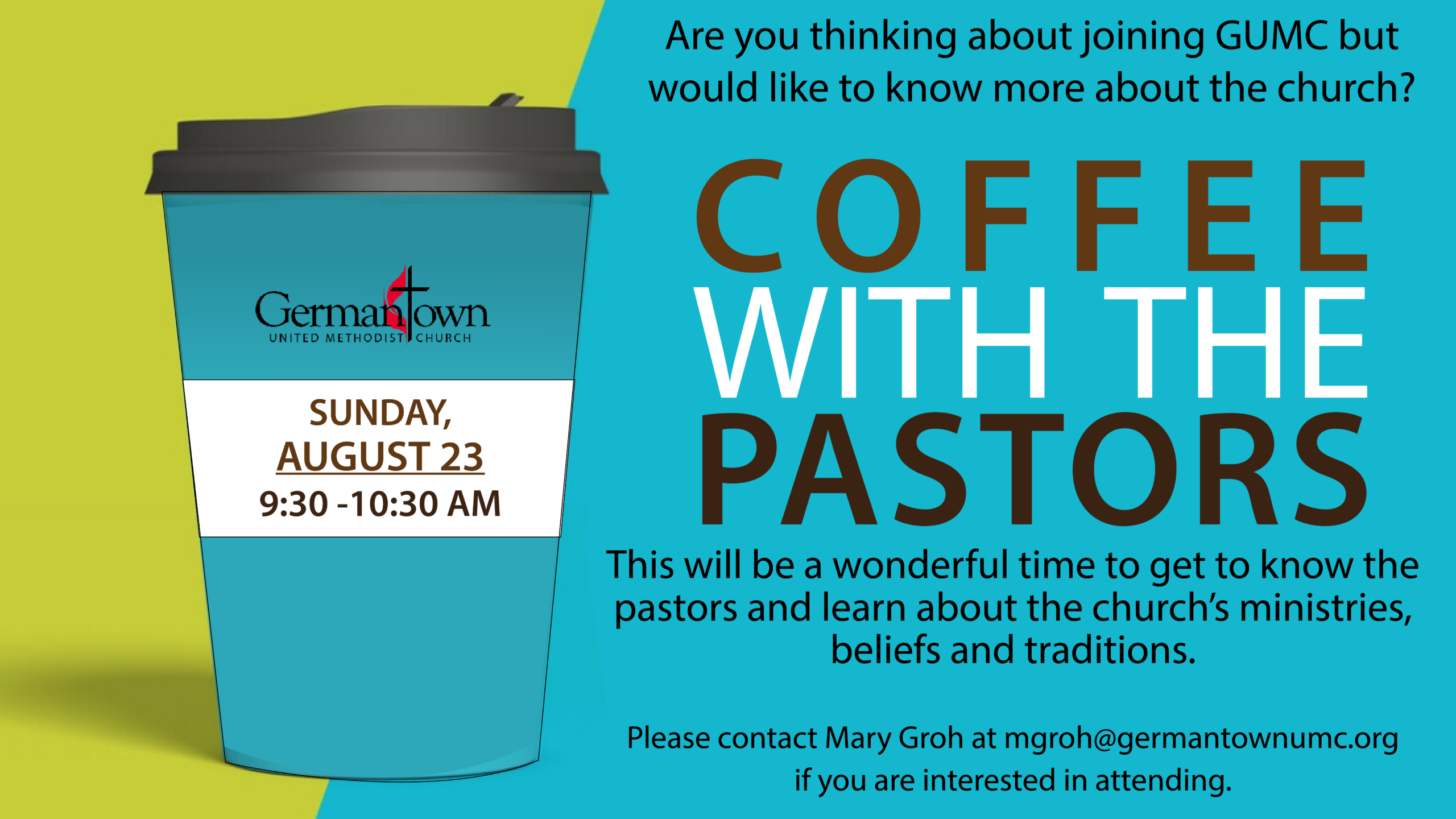 Coffee with the Pastors Slide