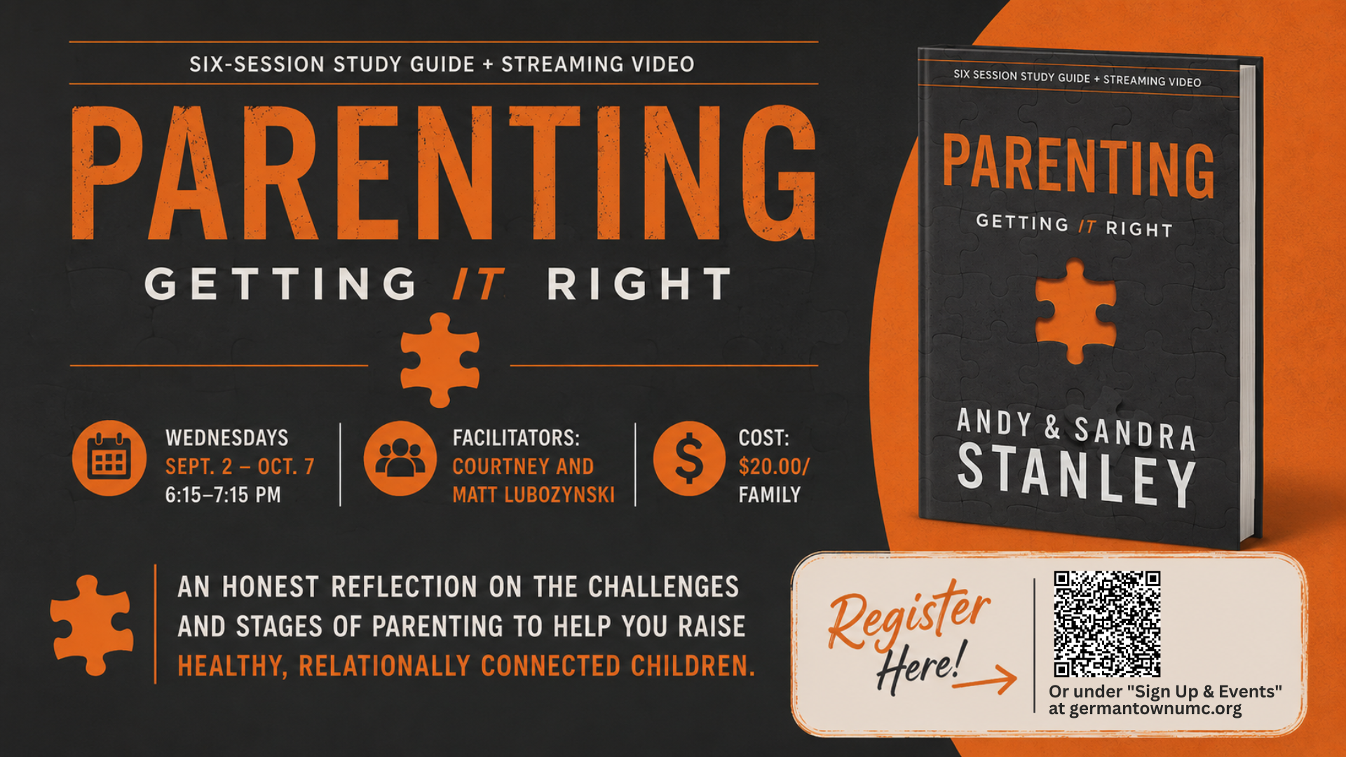 9.2.26 PARENTING – Getting IT Right Book Study