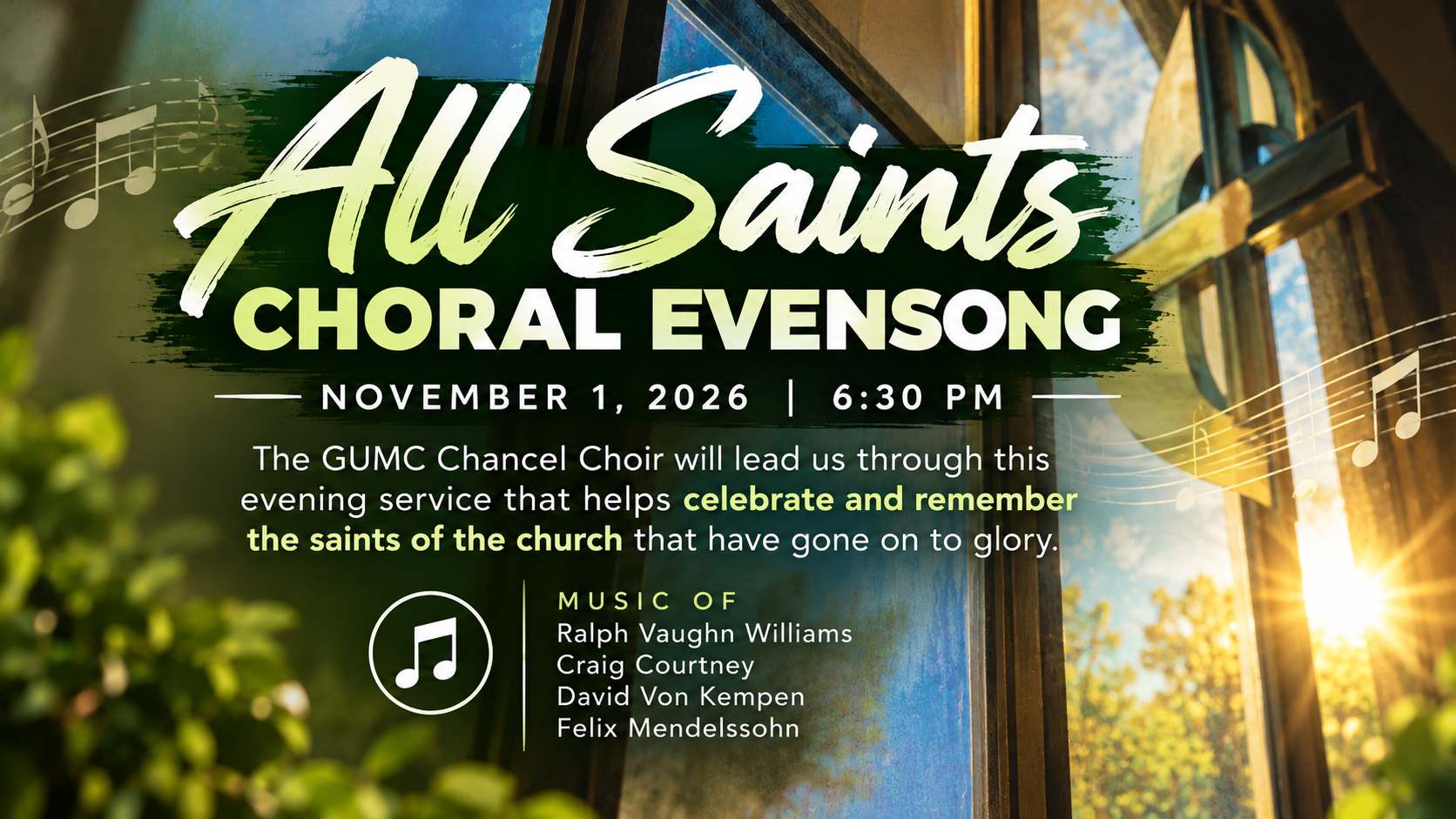 11.1.26 All Saints Evensong
